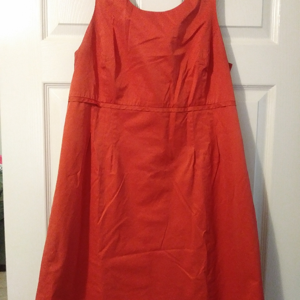 Burnt orange Moana dress